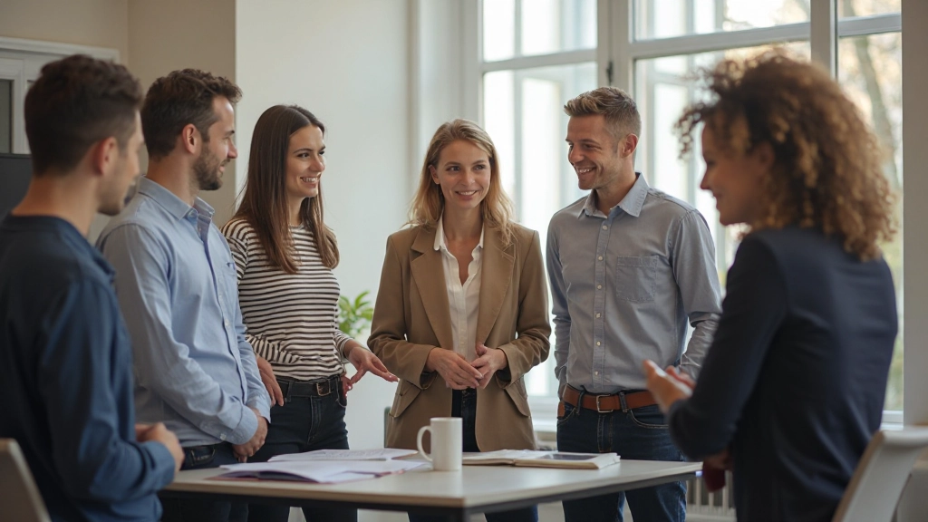 Team in een vergadering met open communicatie