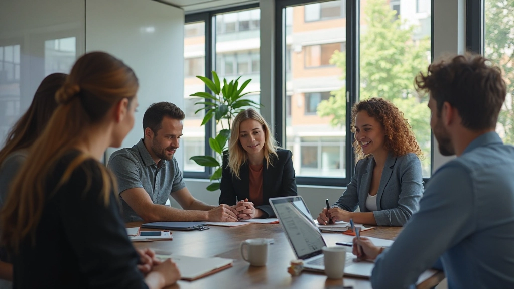 Team in overleg over delegatie en empowerment strategieën